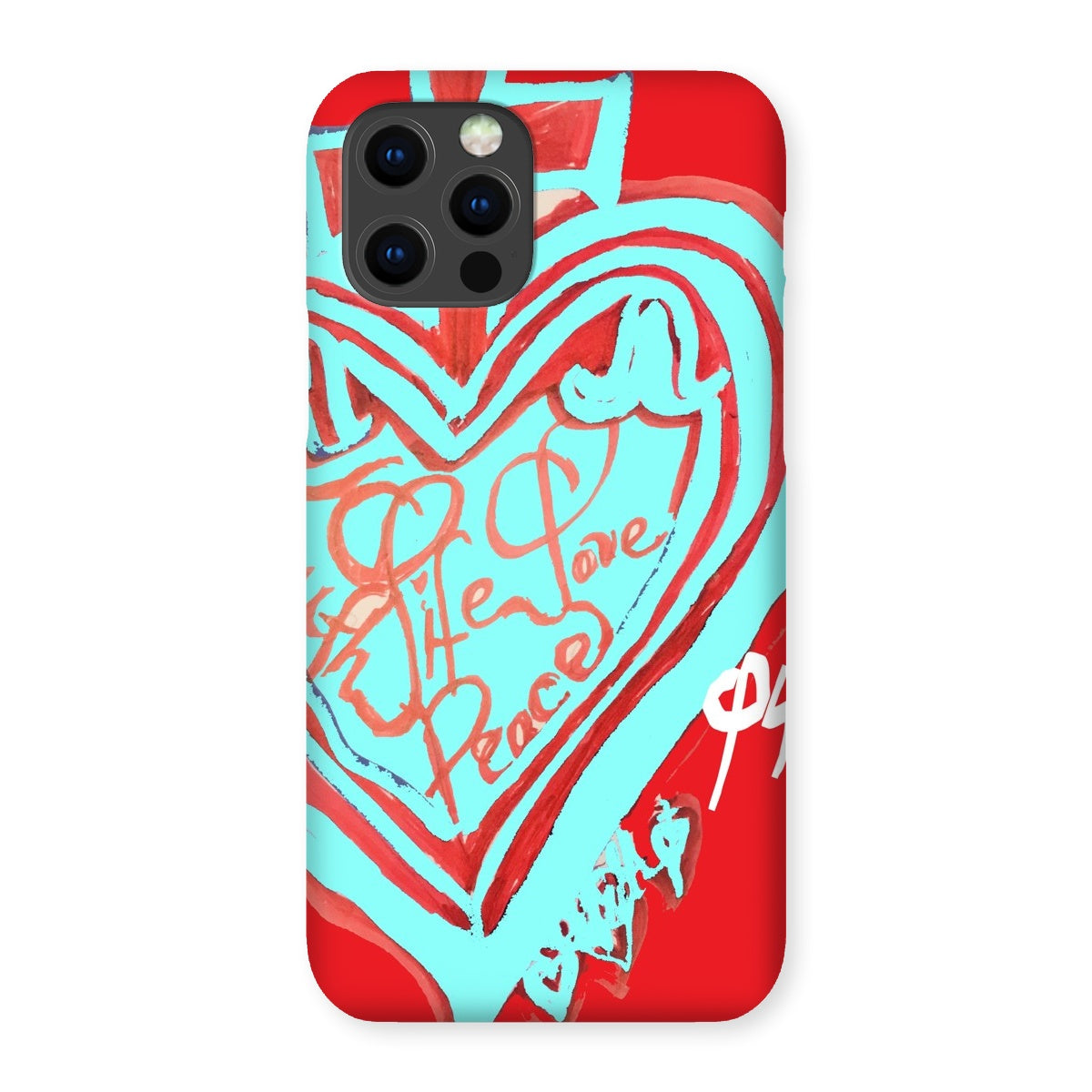 SACRED HEART OF HAPPINESS SNAP PHONE CASE