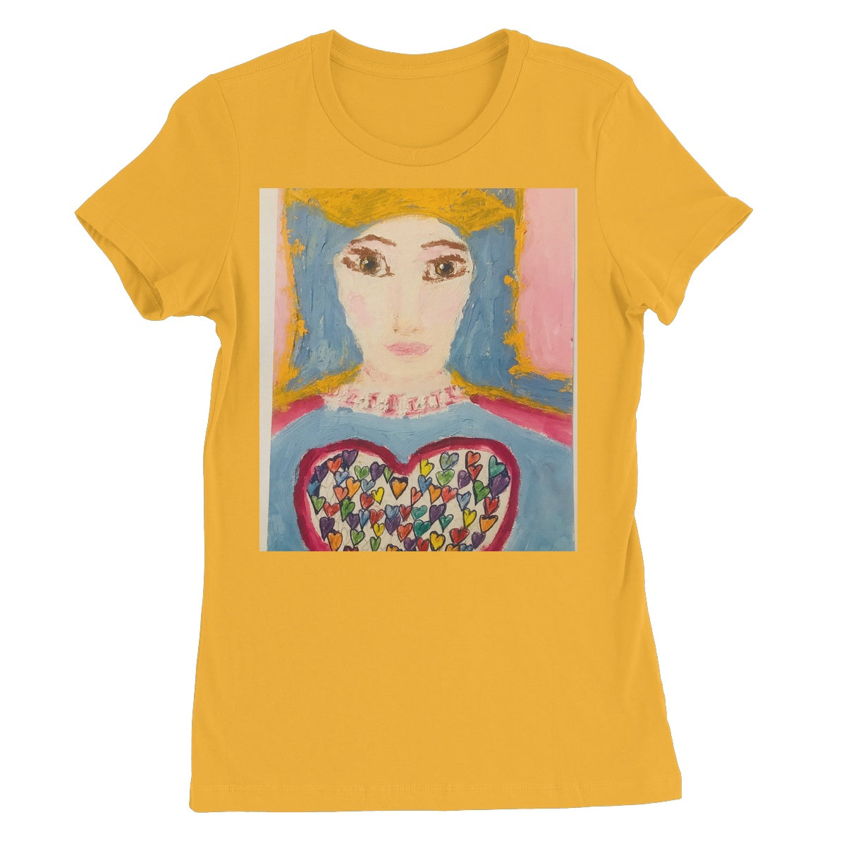 MARY OF SACRED HEART OF LIFE WOMENS TSHIRT