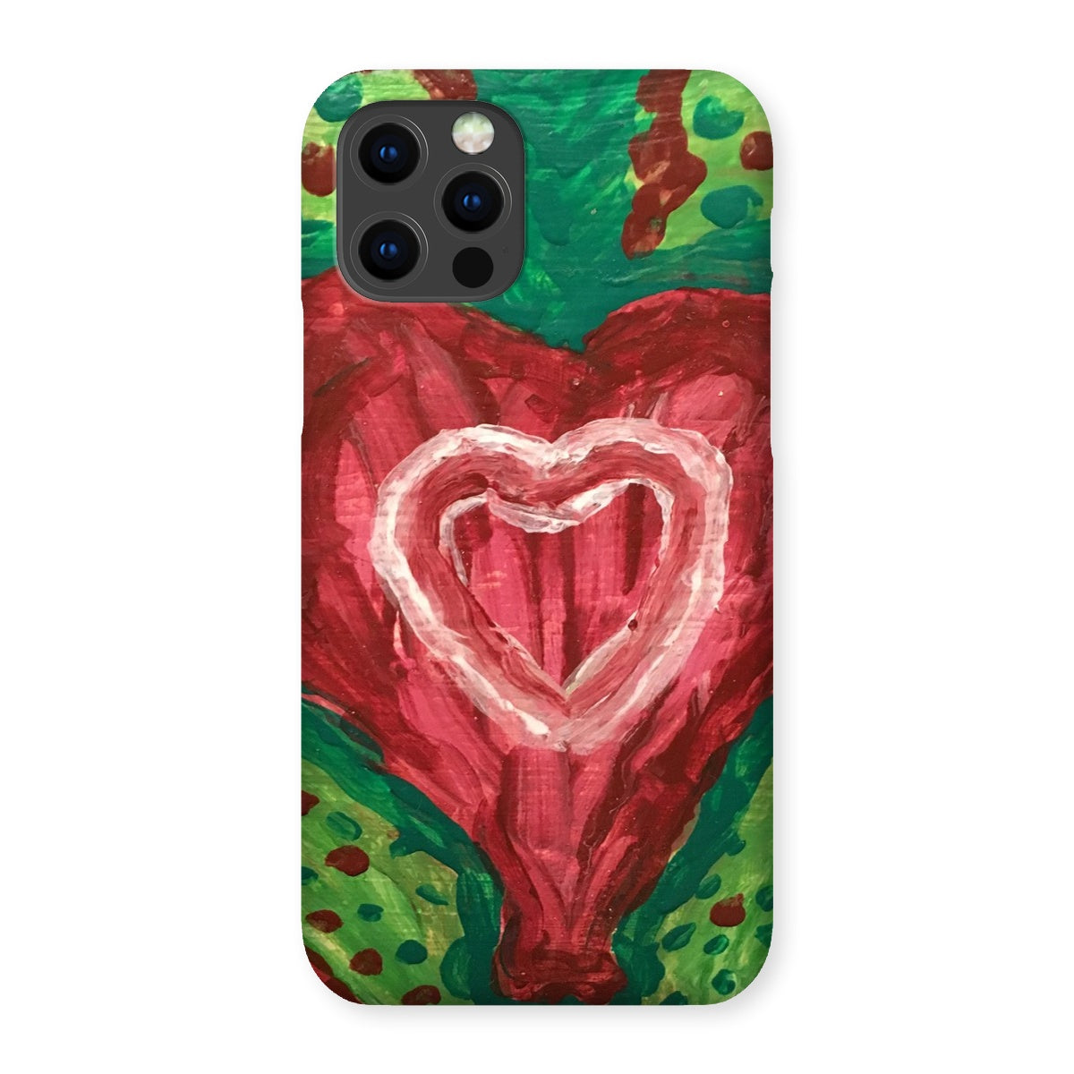 SACRED HEART OF THE SEED OF LIFE SNAP PHONE CASE