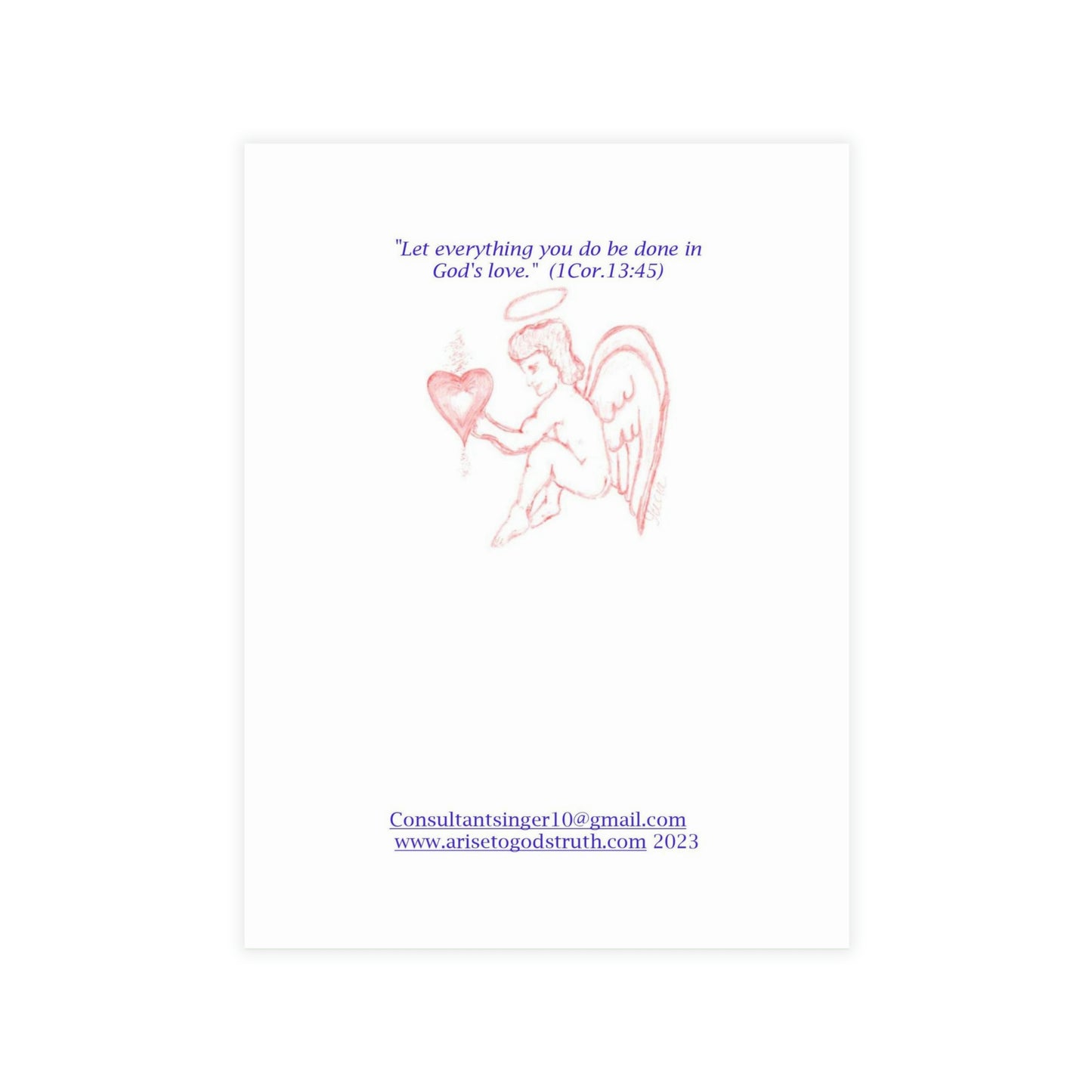 SACRED HEART PURPLE DAY CARDS (Greeting Card Bundles (10, 30, 50 pcs))