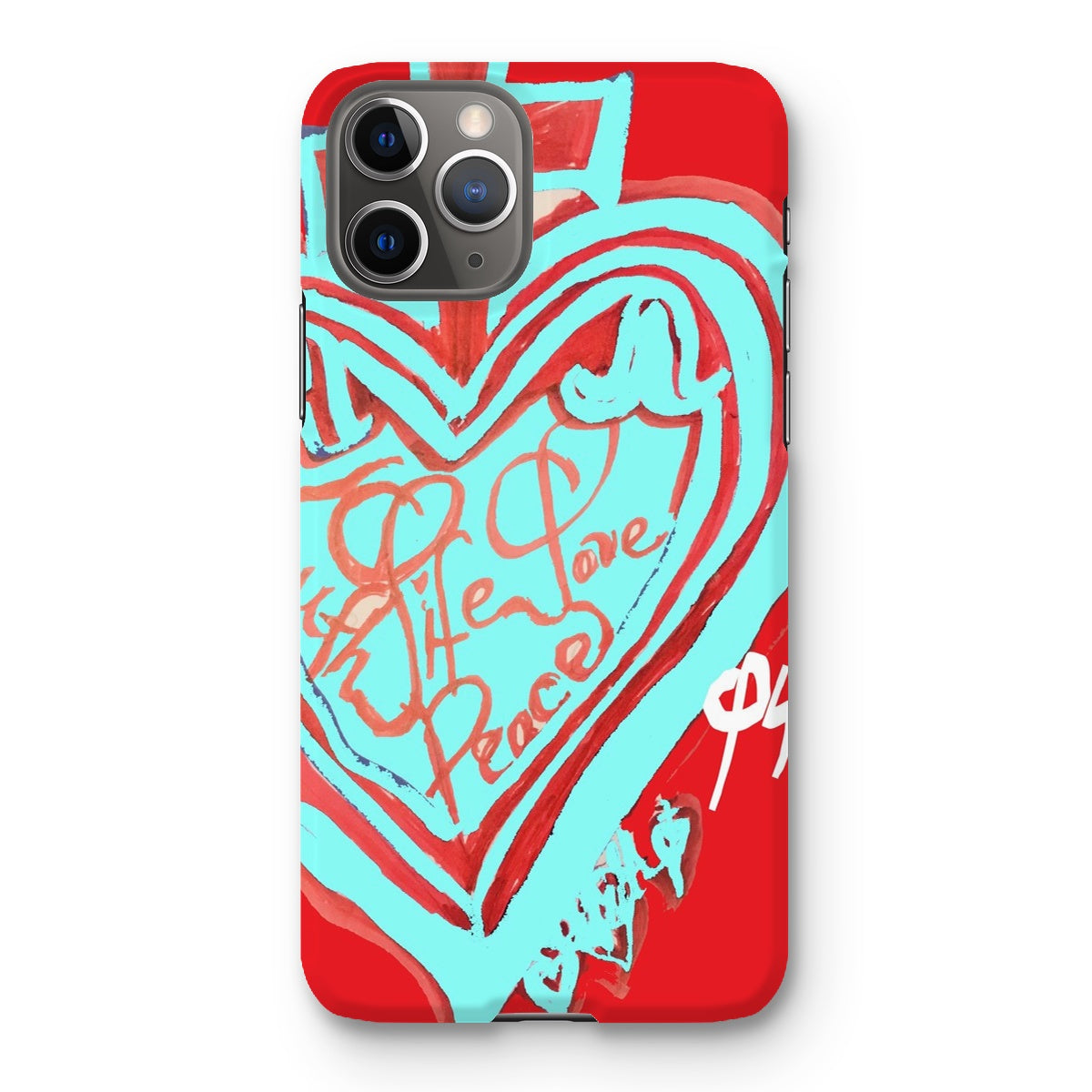 SACRED HEART OF HAPPINESS SNAP PHONE CASE