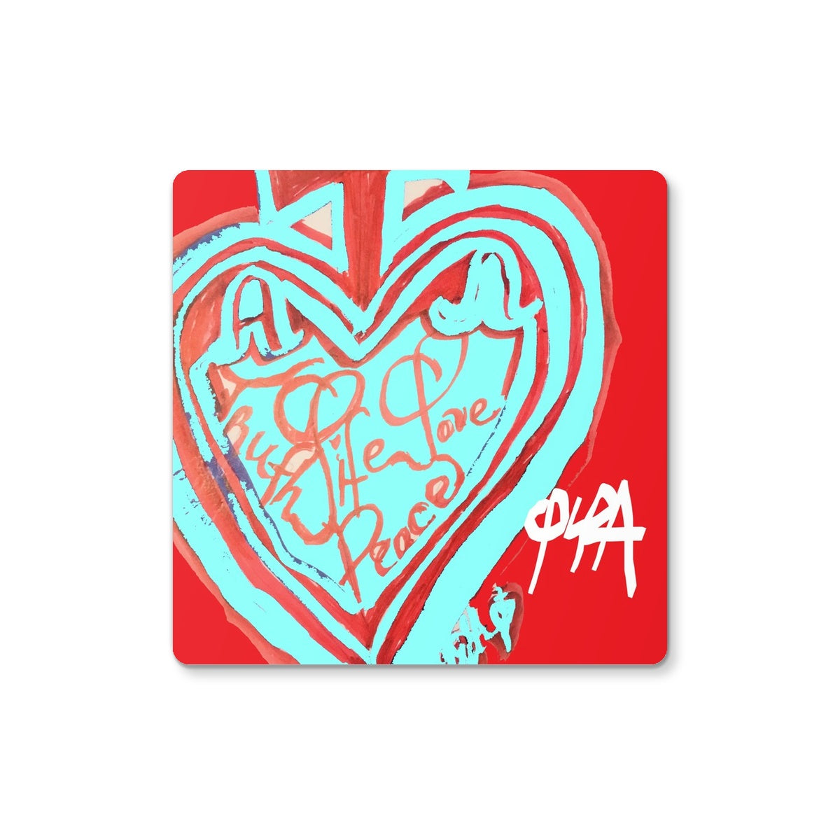 SACRED HEART OF HAPPINESS COASTER