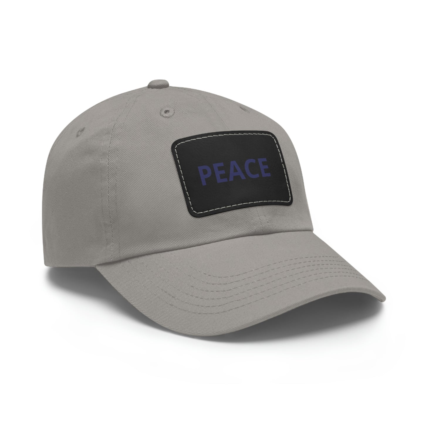 PEACE HAT WITH LEATHER PATCH