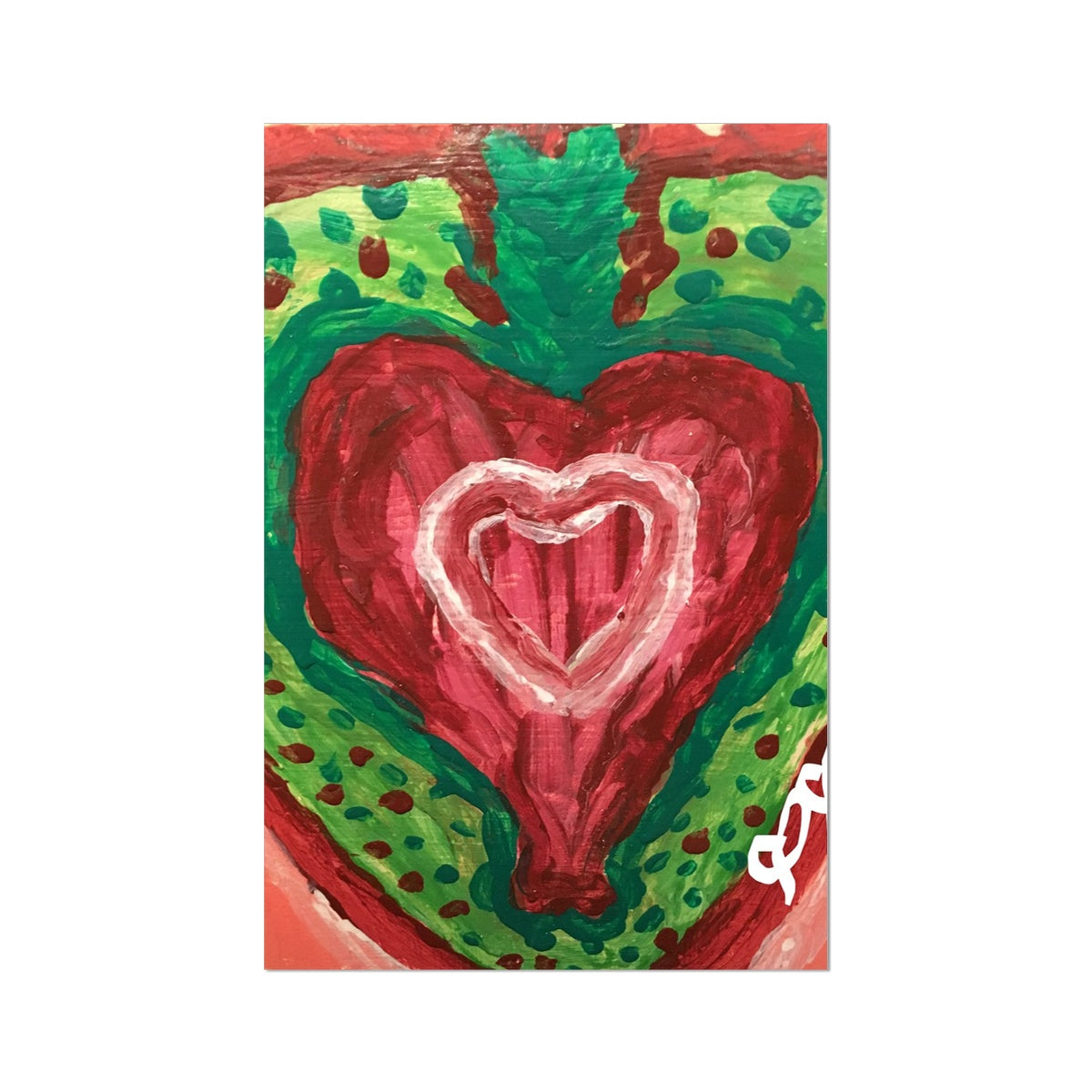 SACRED HEART OF THE SEED OF LIFE ROLLED ECO CANVAS