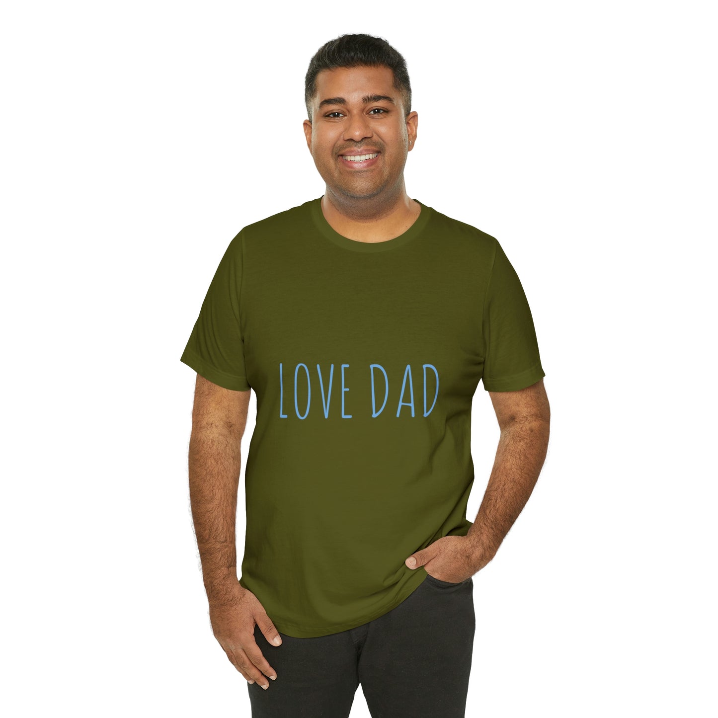 LOVE DAD TEE (Unisex Jersey Short Sleeve Tee)