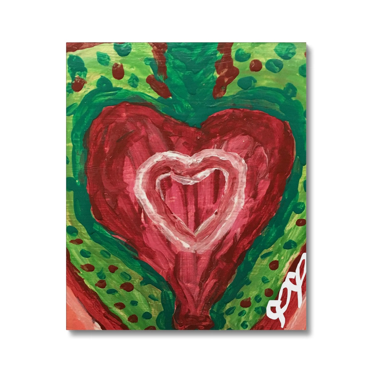 SACRED HEART OF THE SEED OF LIFE CANVAS