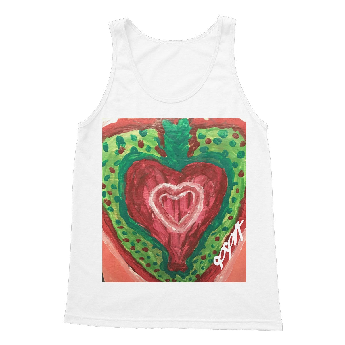 SACRED HEART OF THE SEED OF LIFE SOFTSTYLE TANK TOP