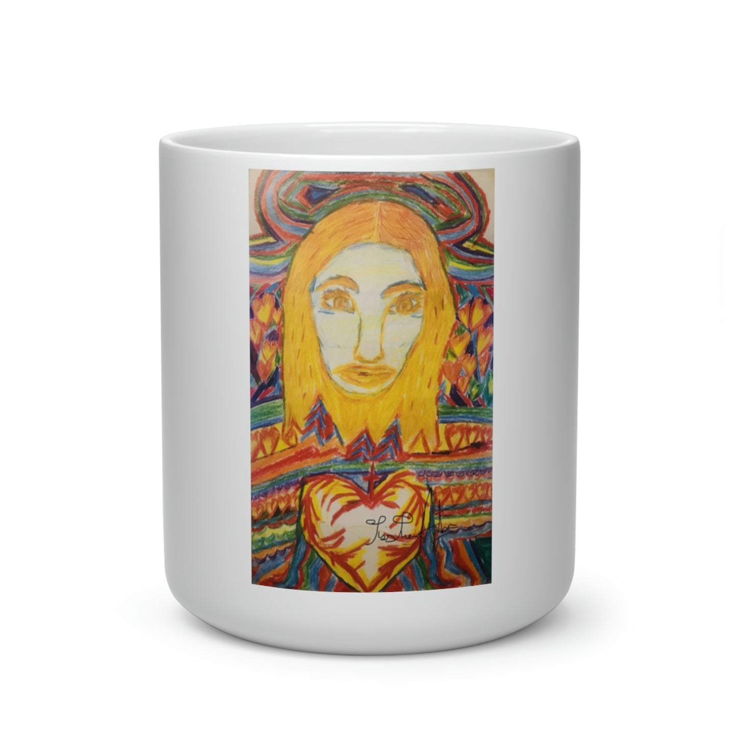 MICHAEL ARCH ANGEL LIGHT MUG (Heart Shape Mug)