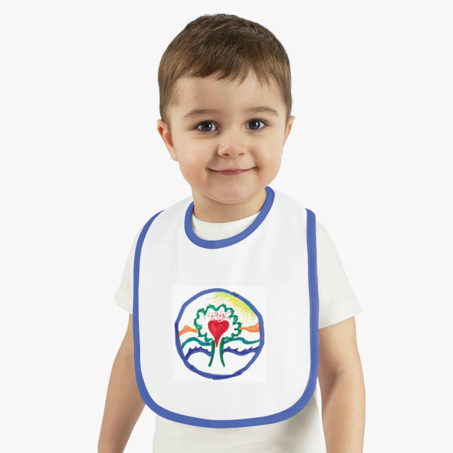 TREE OF LIFE SUNSHINE HEART BABY TRIME CONTRACT JERSEY BIB