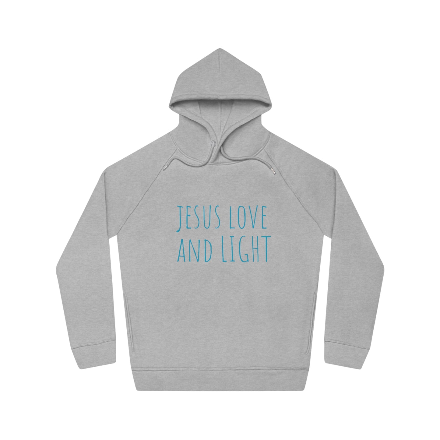 JESUS LOVE LIGHT UNISEX SIDER HOODIE