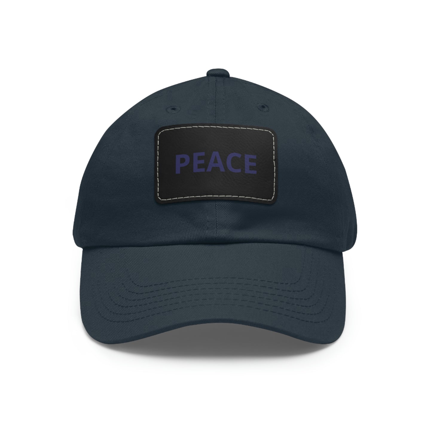 PEACE HAT WITH LEATHER PATCH