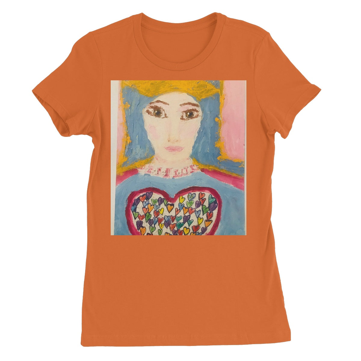 MARY OF SACRED HEART OF LIFE WOMENS TSHIRT