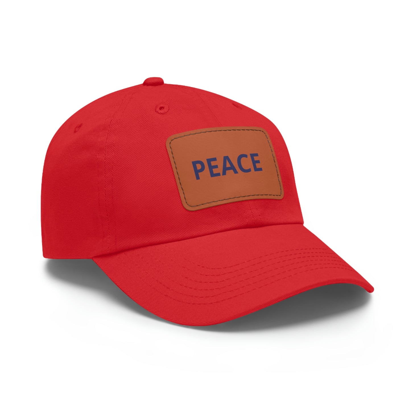 PEACE HAT WITH LEATHER PATCH