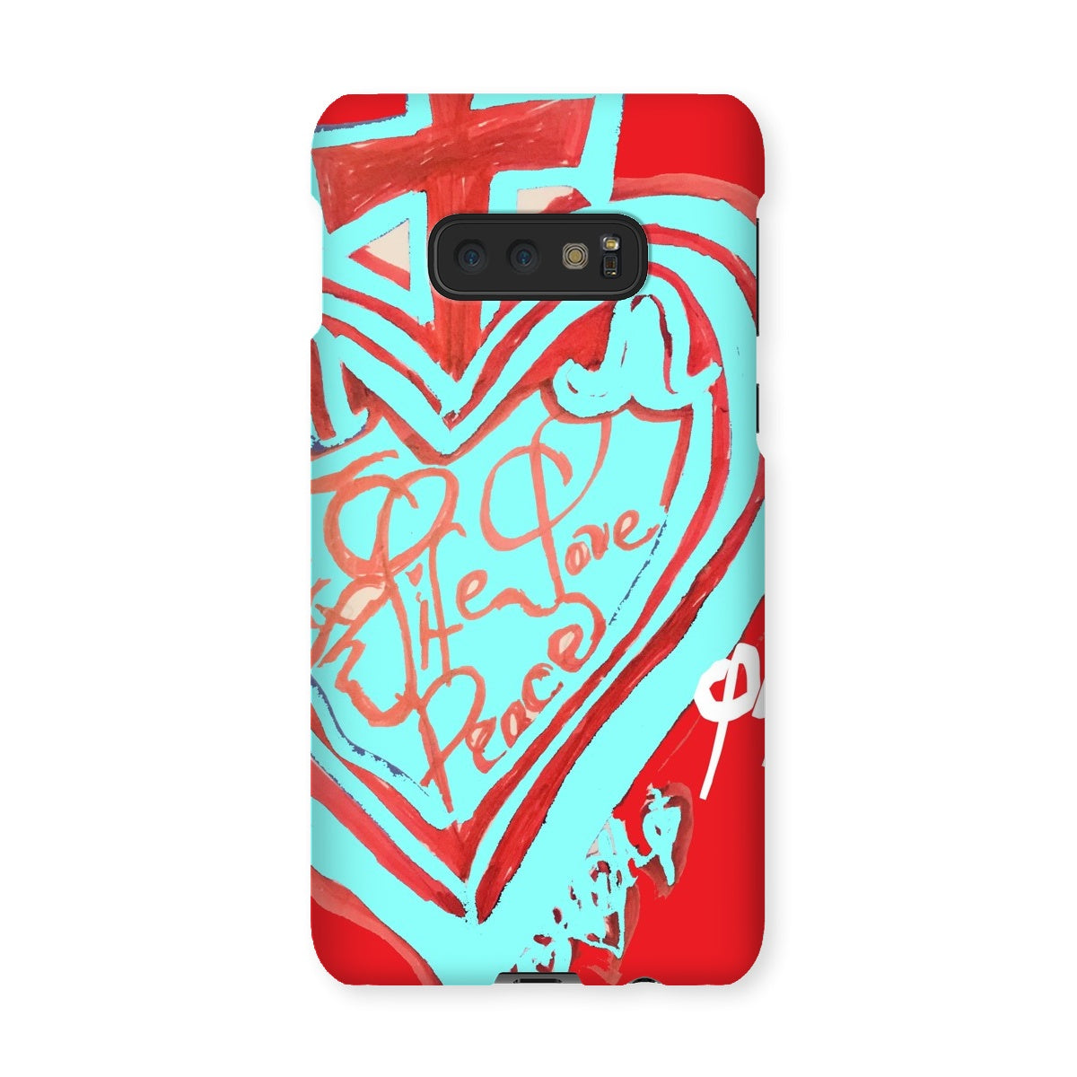 SACRED HEART OF HAPPINESS SNAP PHONE CASE