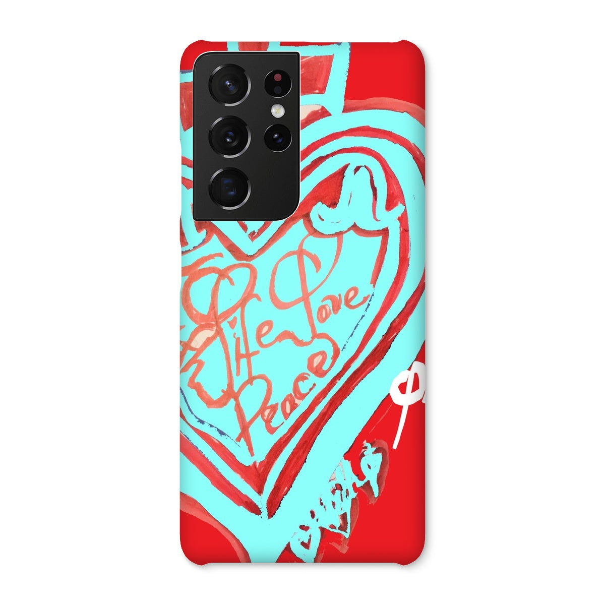 SACRED HEART OF HAPPINESS SNAP PHONE CASE