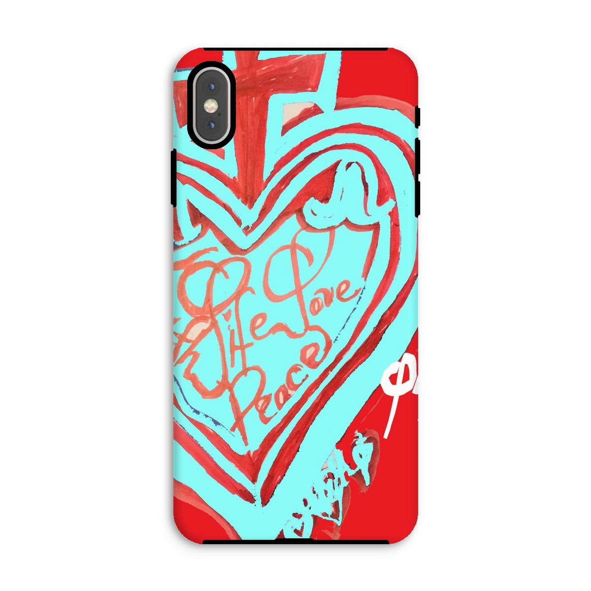 SACRED HEART OF HAPPINESS TOUGH PHONE CASE