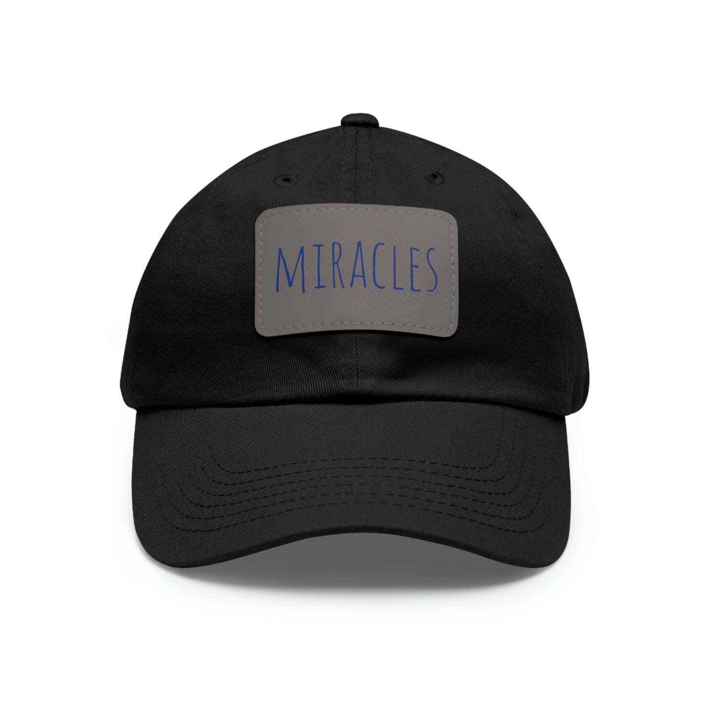 MIRACLES HAT WITH LEATHER PATCH