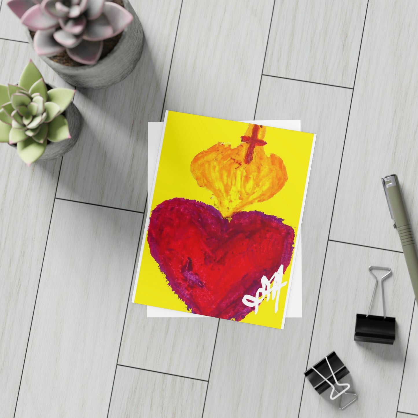 SACRED HEART OF LIGHT CARDS (Greeting Card Bundles (10, 30, 50 pcs))