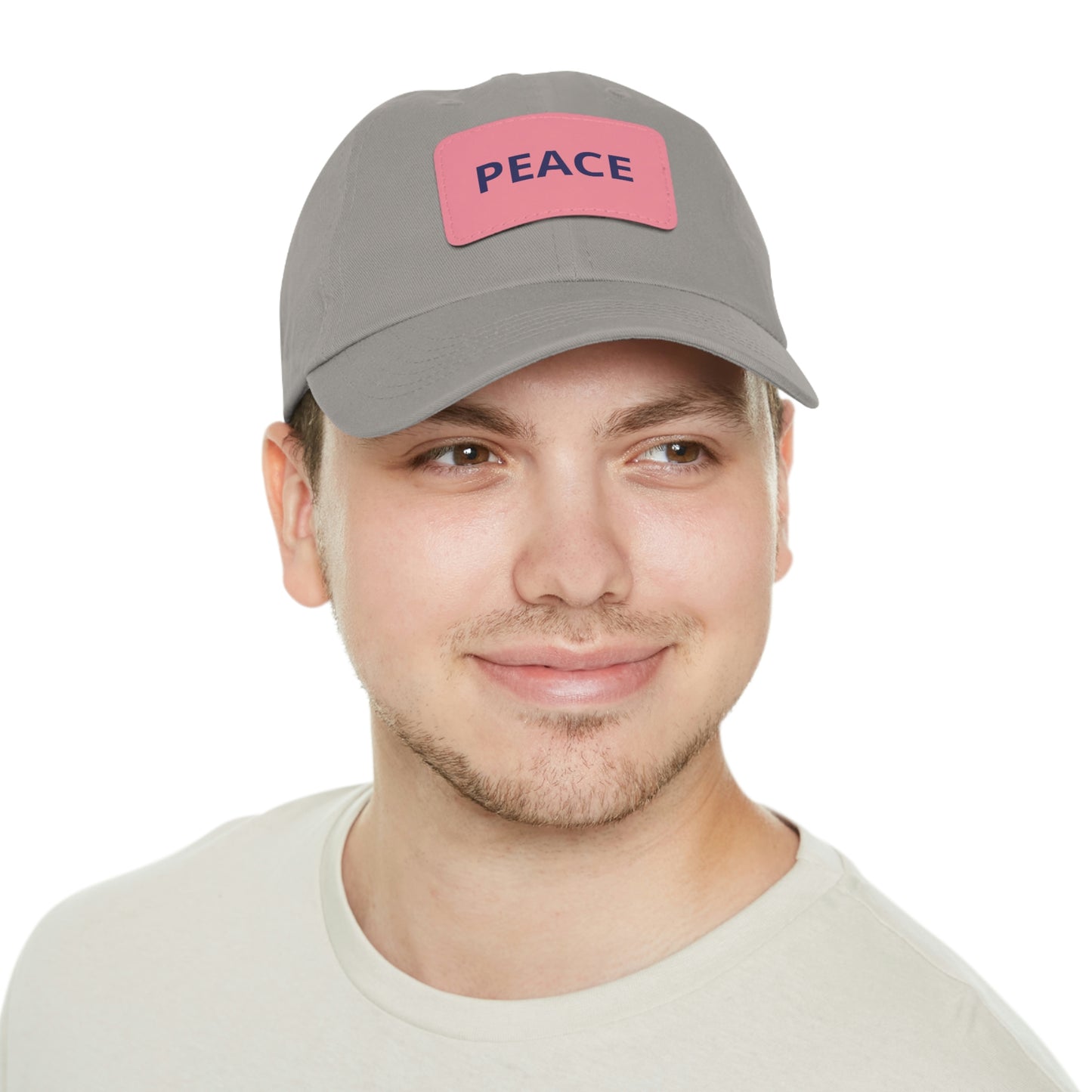 PEACE HAT WITH LEATHER PATCH