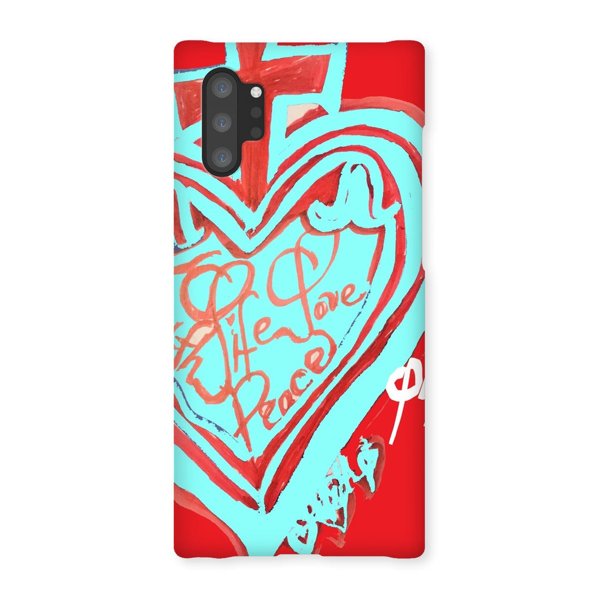 SACRED HEART OF HAPPINESS SNAP PHONE CASE