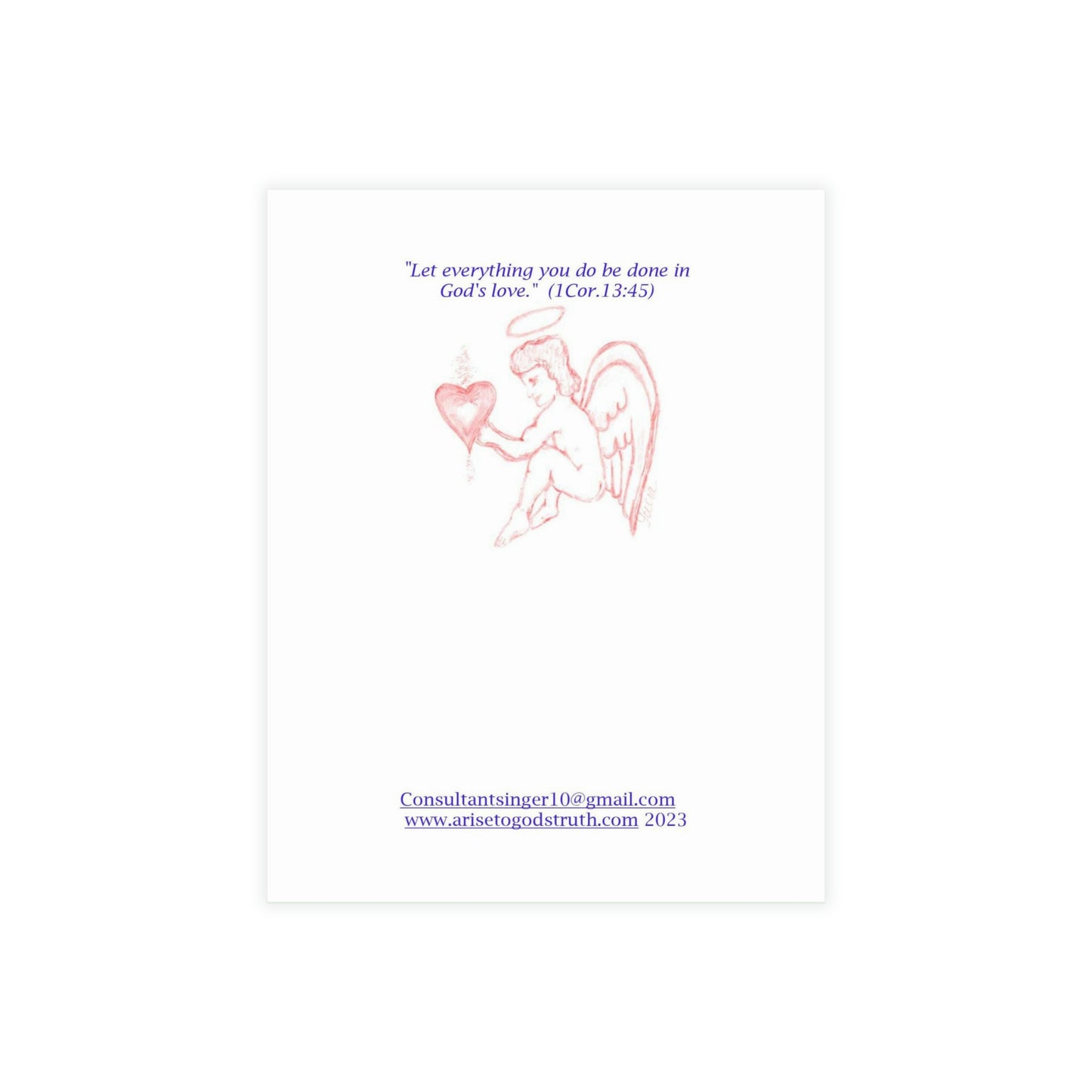 SACRED HEART PURPLE DAY CARDS (Greeting Card Bundles (10, 30, 50 pcs))