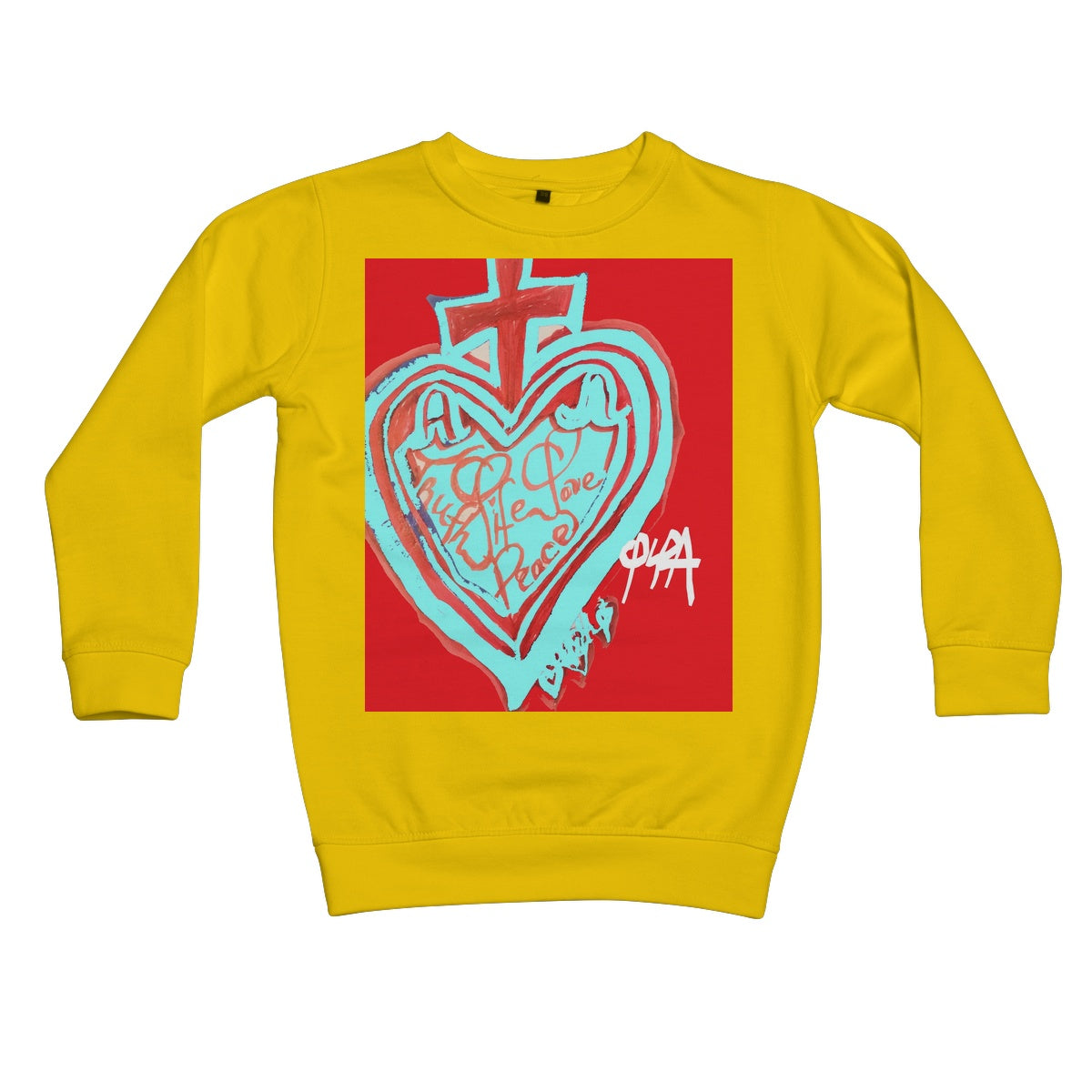 SACRED HEART OF HAPPINESS KIDS SWEATSHIRT