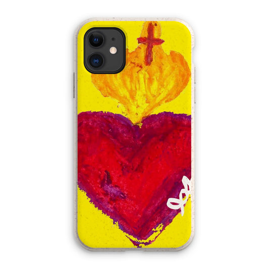 SACRED HEART ETERNAL LOVE ECO PHONE CASE