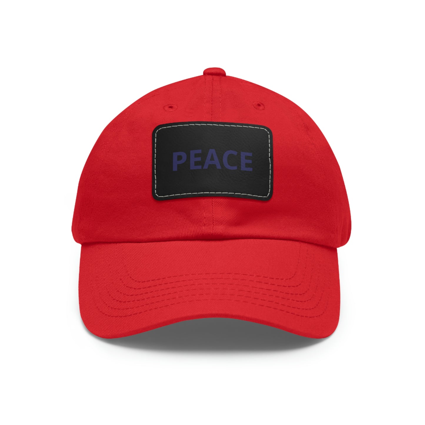 PEACE HAT WITH LEATHER PATCH