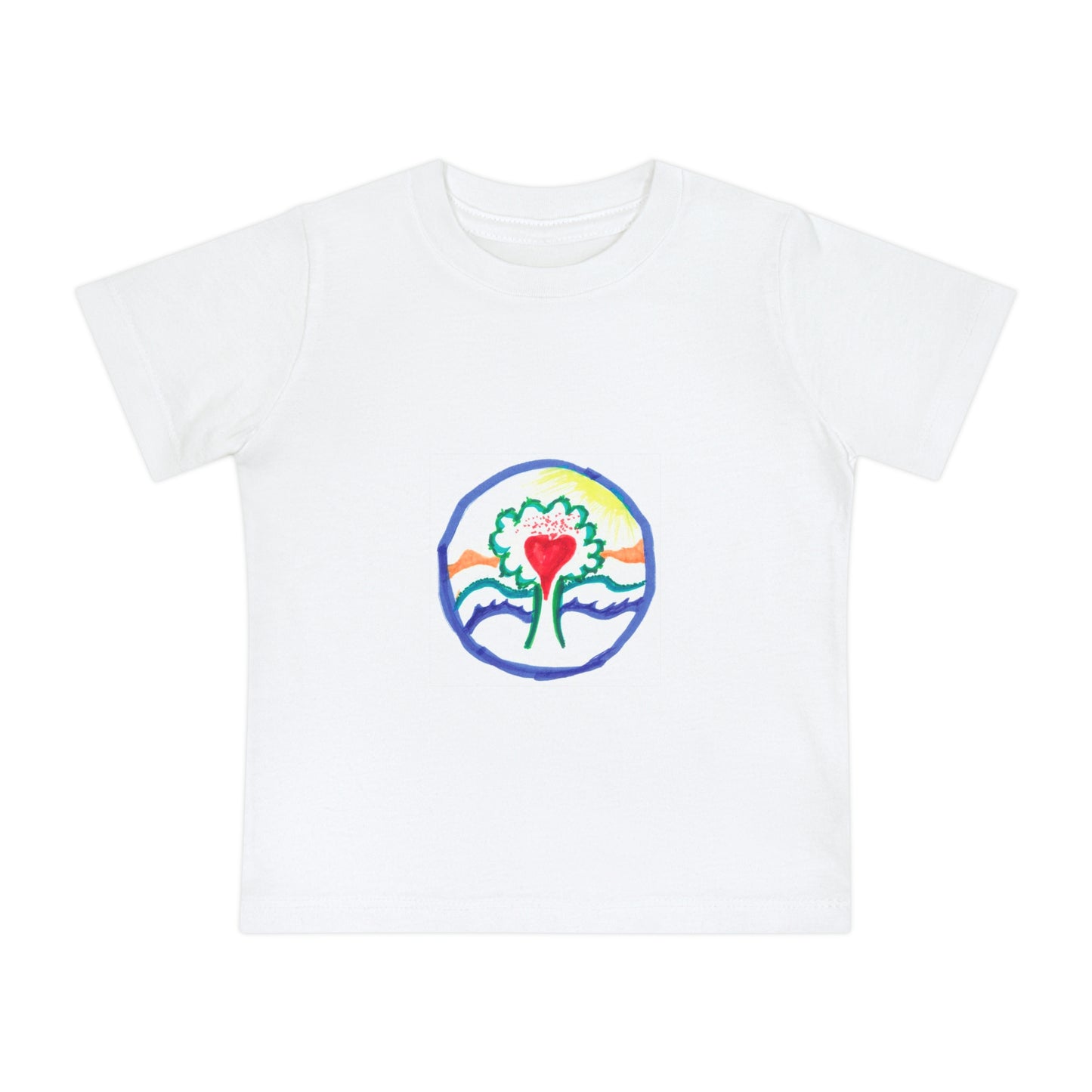 TREE OF LIFE SUNSHINE HEART BABY SHORT SLEEVE T-SHIRT