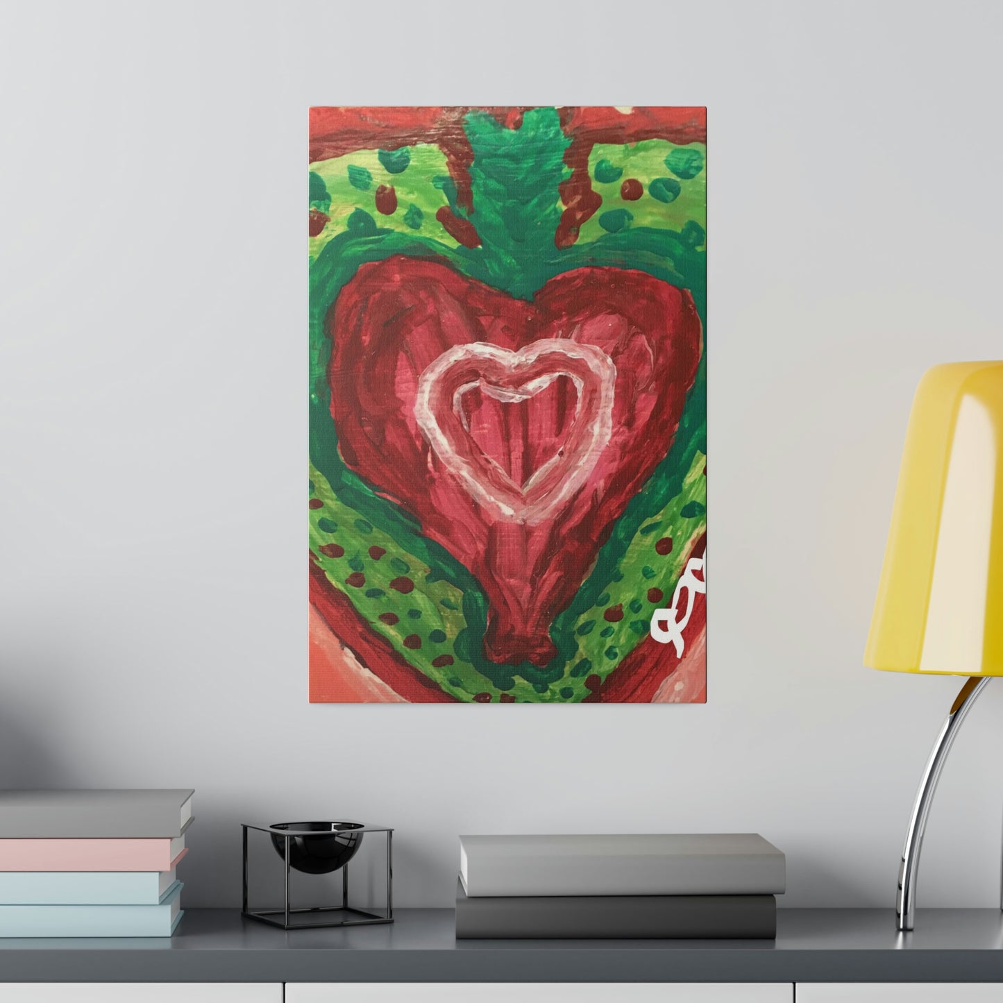 SACRED HEART OF THE SEED OF LIFE MATTE CANVAS (Stretched, 0.75")