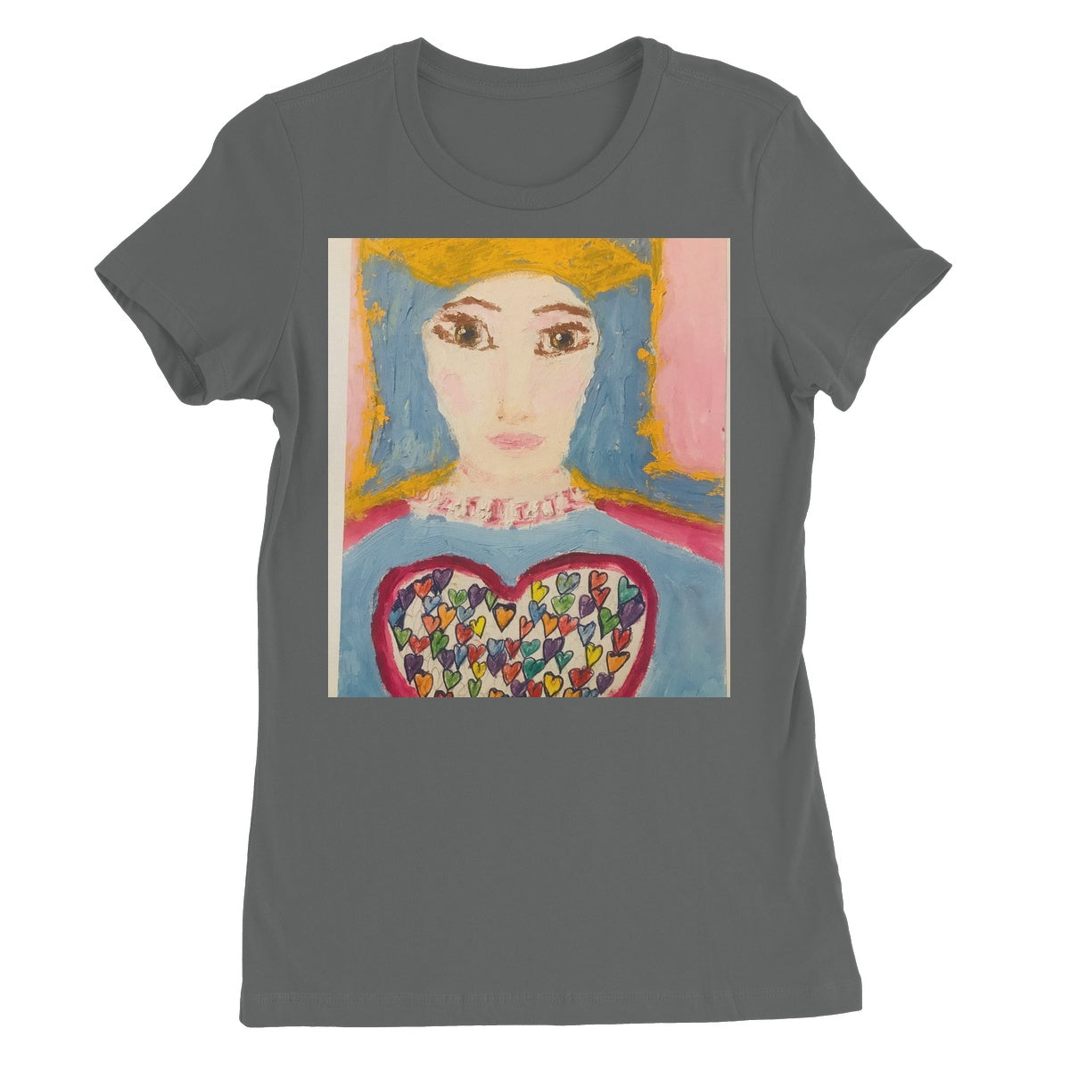 MARY OF SACRED HEART OF LIFE WOMENS TSHIRT