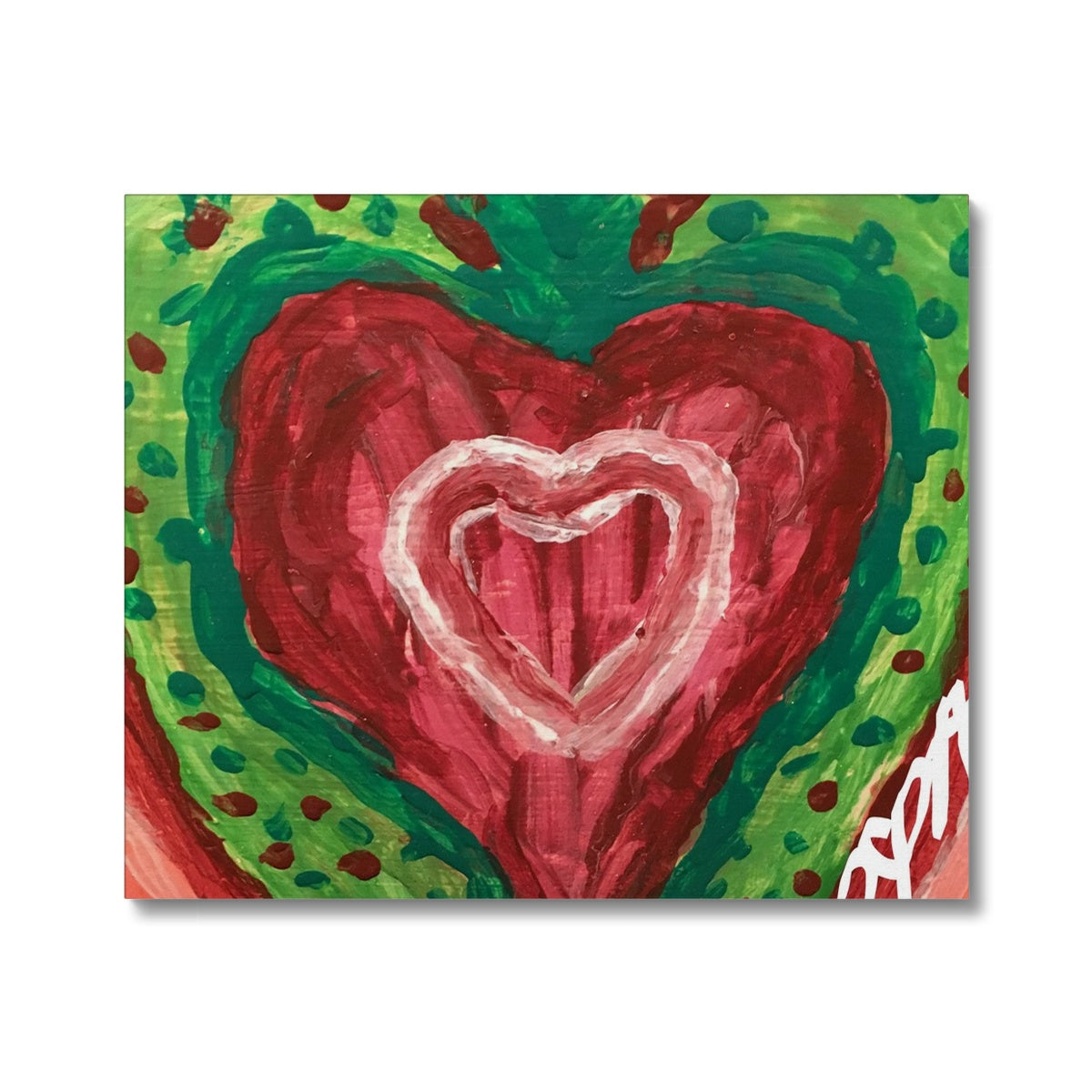 SACRED HEART OF THE SEED OF LIFE CANVAS