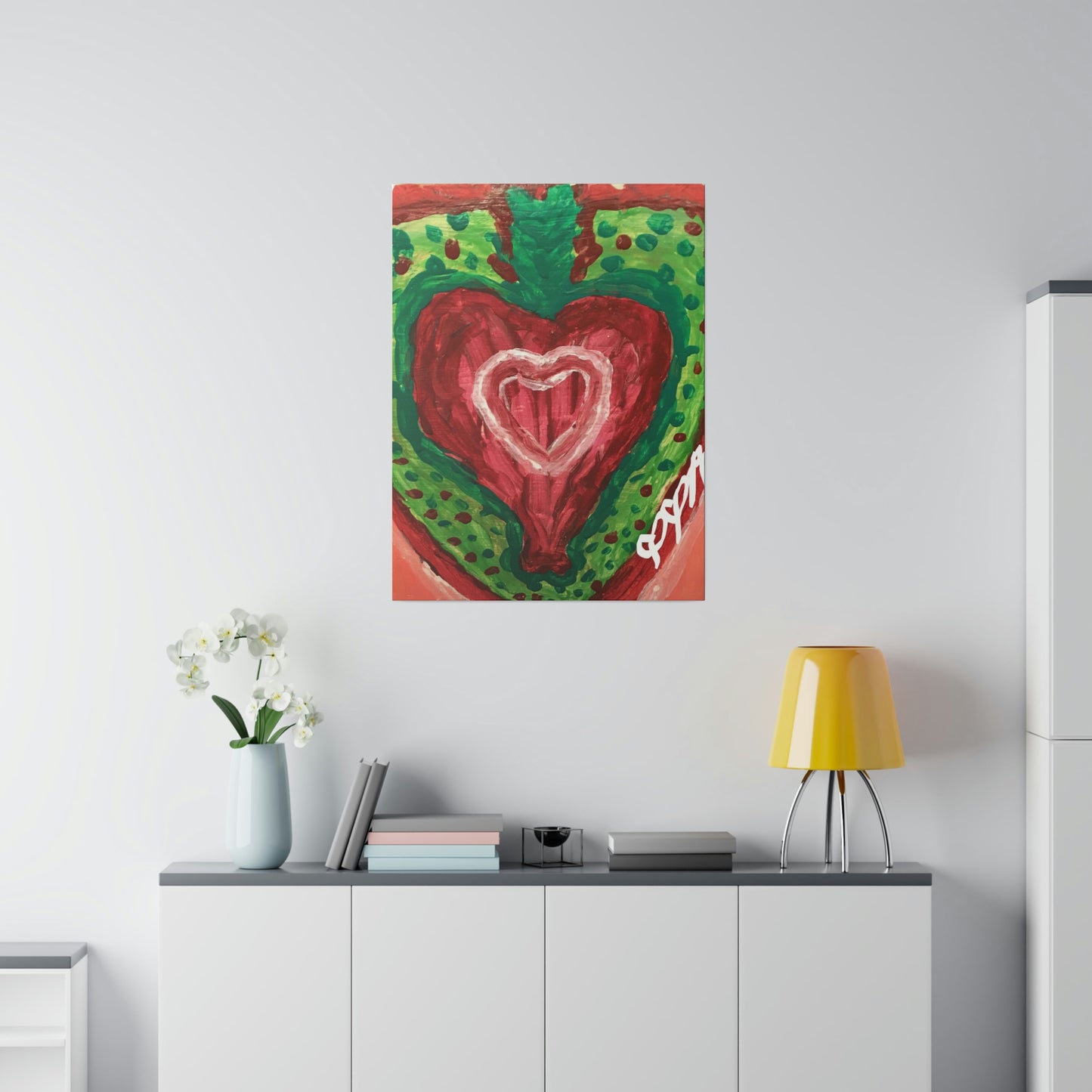 SACRED HEART OF THE SEED OF LIFE MATTE CANVAS (Stretched, 0.75")