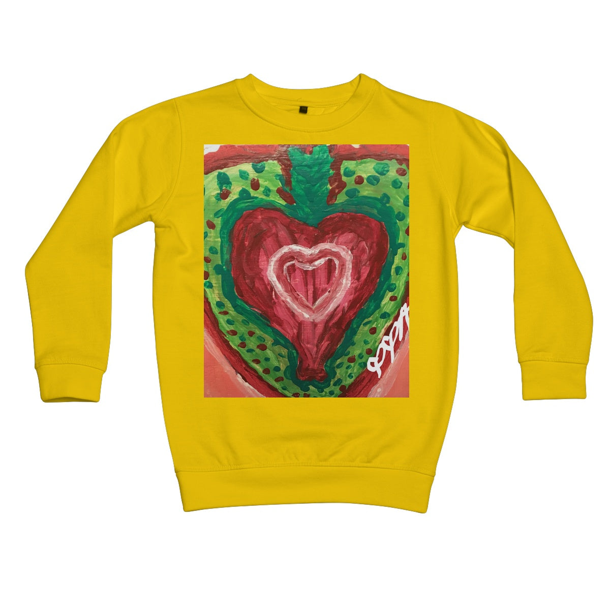 SACRED HEART OF THE SEED OF LIFE KIDS SWEATSHIRT