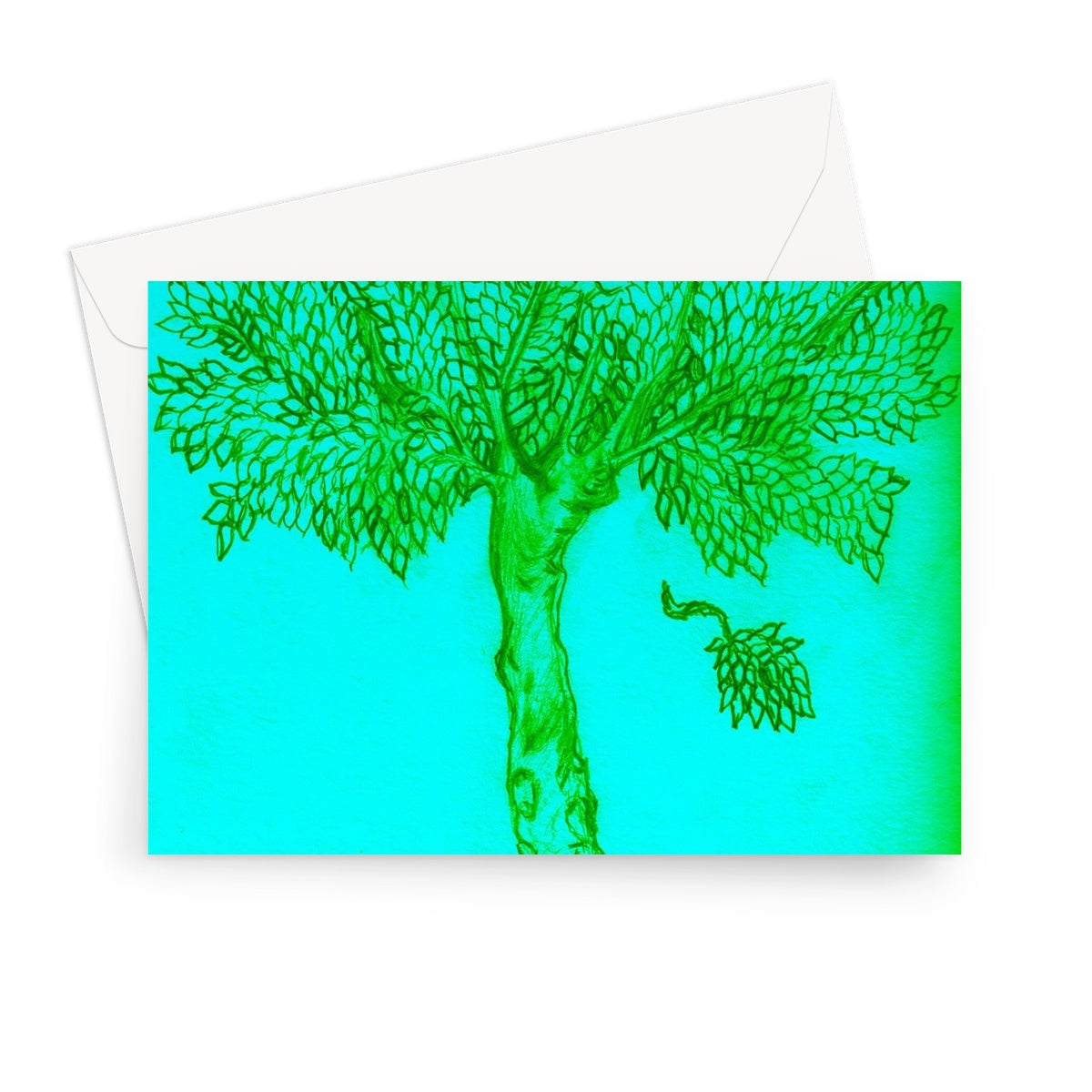 TREE OF LIFE LIGHT OF GOD'S VICTORY GREETING CARD