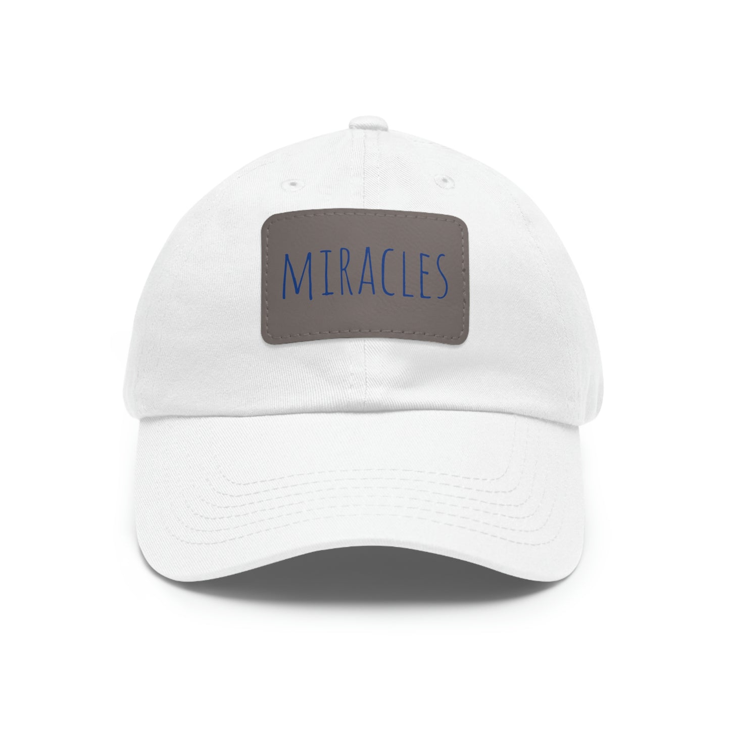 MIRACLES HAT WITH LEATHER PATCH