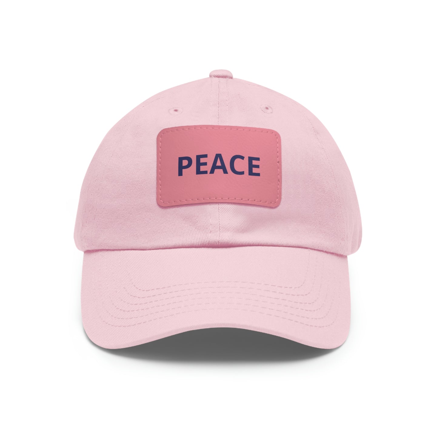 PEACE HAT WITH LEATHER PATCH