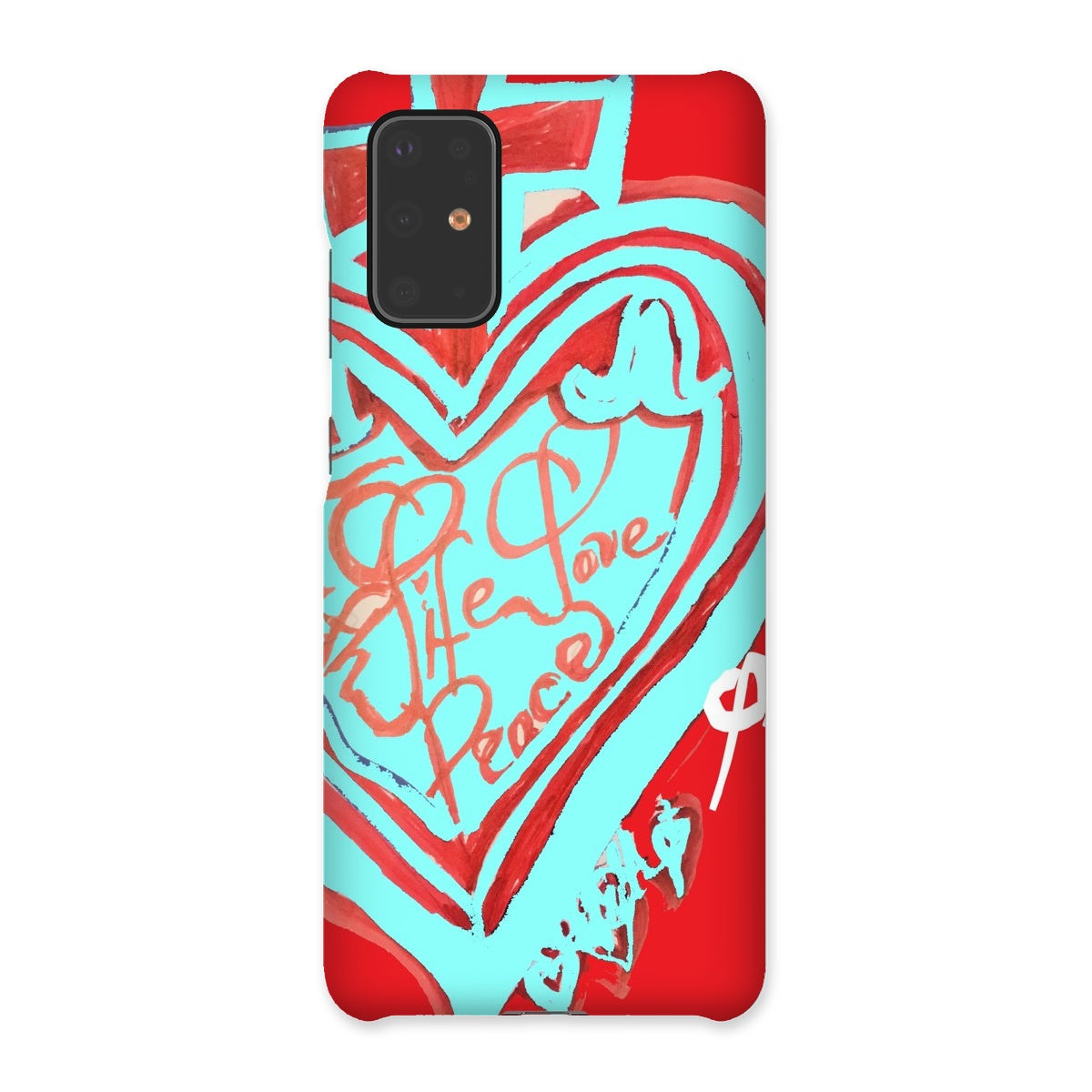 SACRED HEART OF HAPPINESS SNAP PHONE CASE