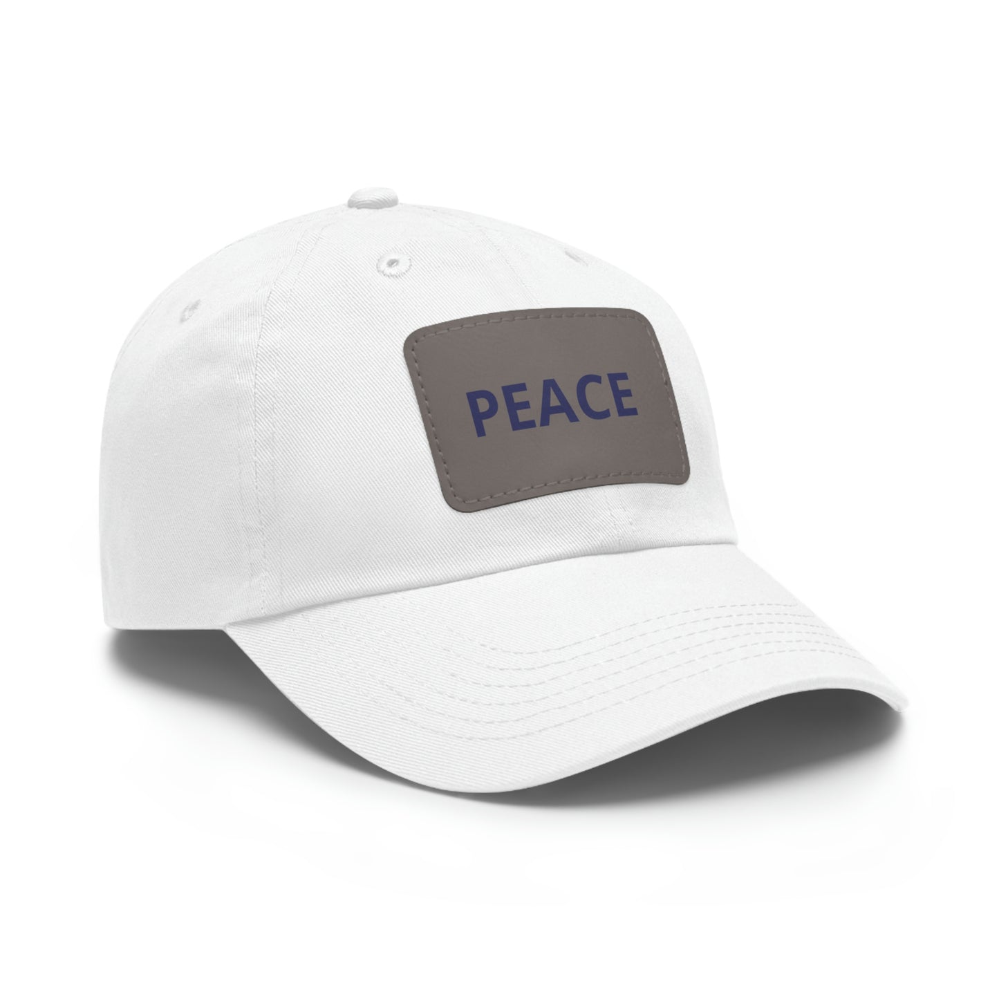 PEACE HAT WITH LEATHER PATCH