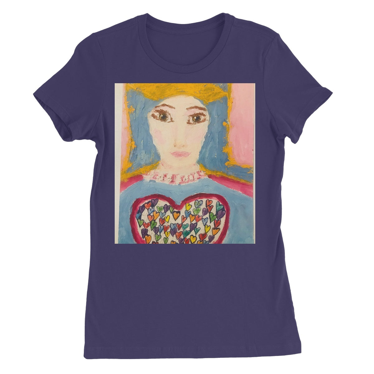 MARY OF SACRED HEART OF LIFE WOMENS TSHIRT