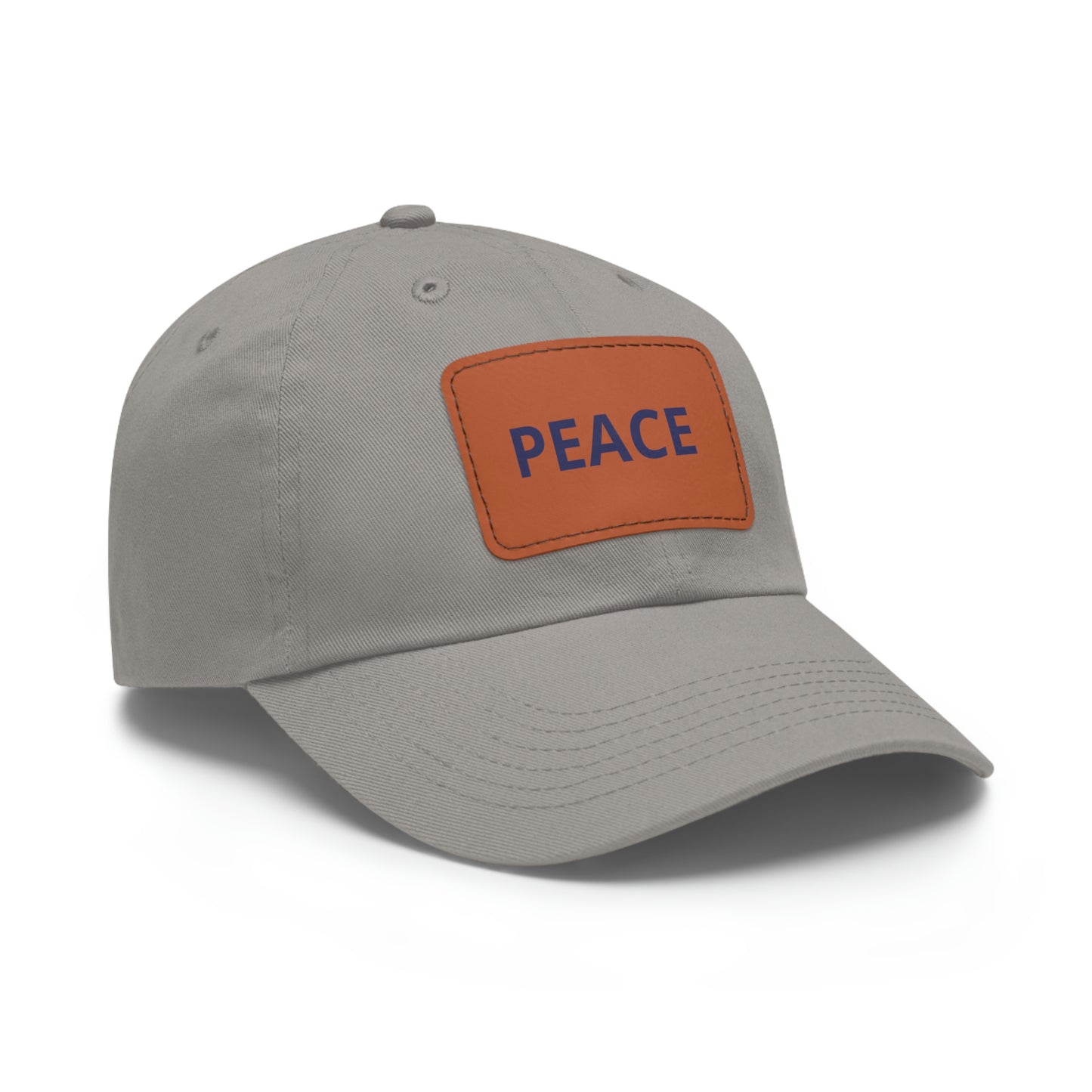 PEACE HAT WITH LEATHER PATCH