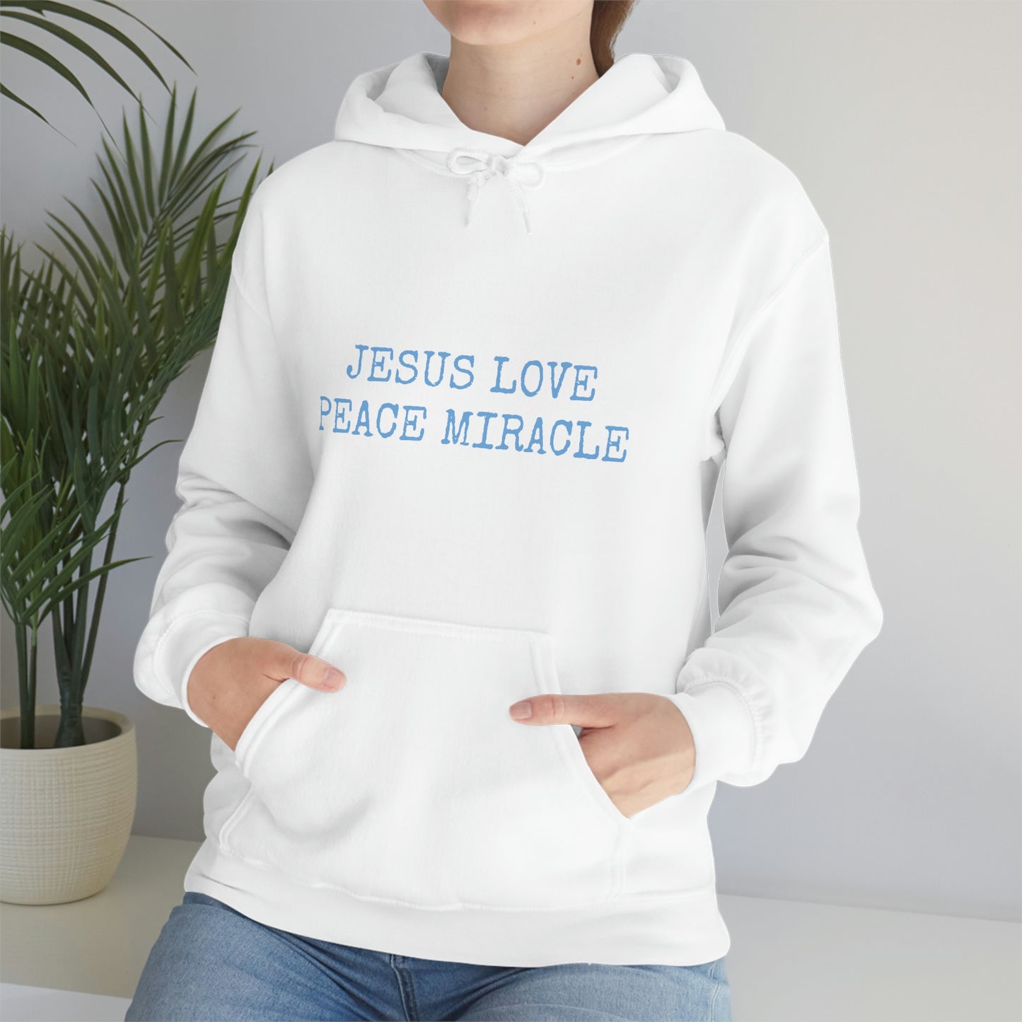 JESUS LOVE PEACE MIRACLE ™ HOODED SWEATSHIRT