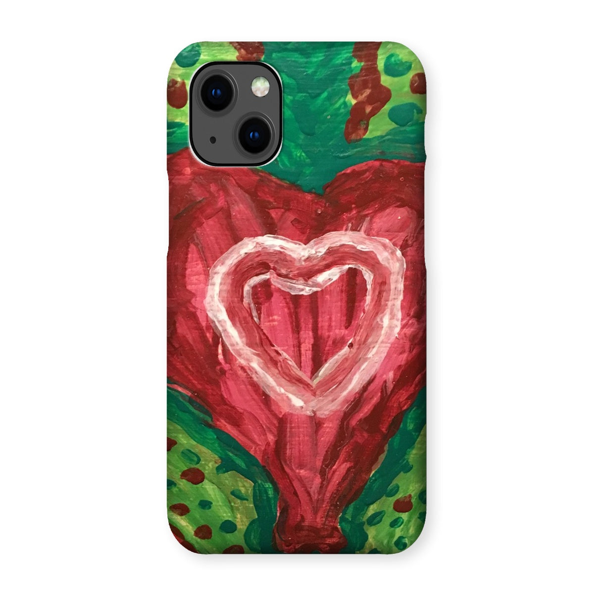 SACRED HEART OF THE SEED OF LIFE SNAP PHONE CASE