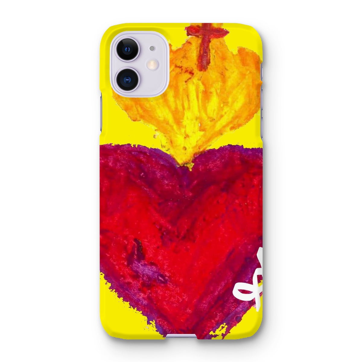 SACRED HEART ETERNAL LOVE SNAP PHONE CASE