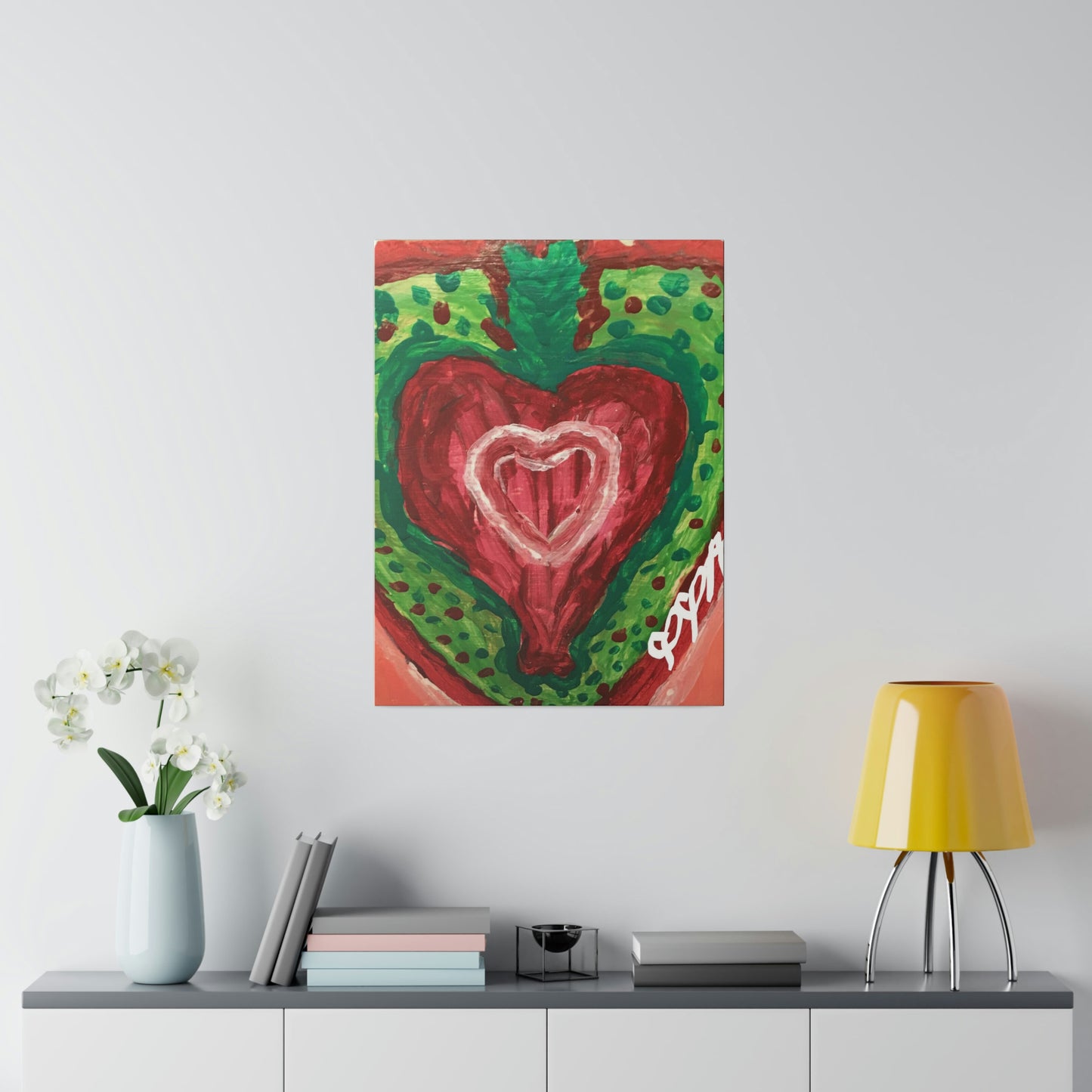 SACRED HEART OF THE SEED OF LIFE MATTE CANVAS (Stretched, 0.75")