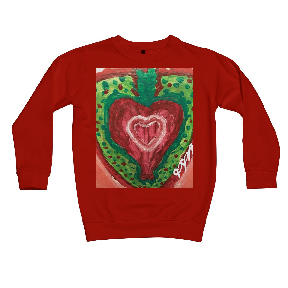 SACRED HEART OF THE SEED OF LIFE KIDS SWEATSHIRT