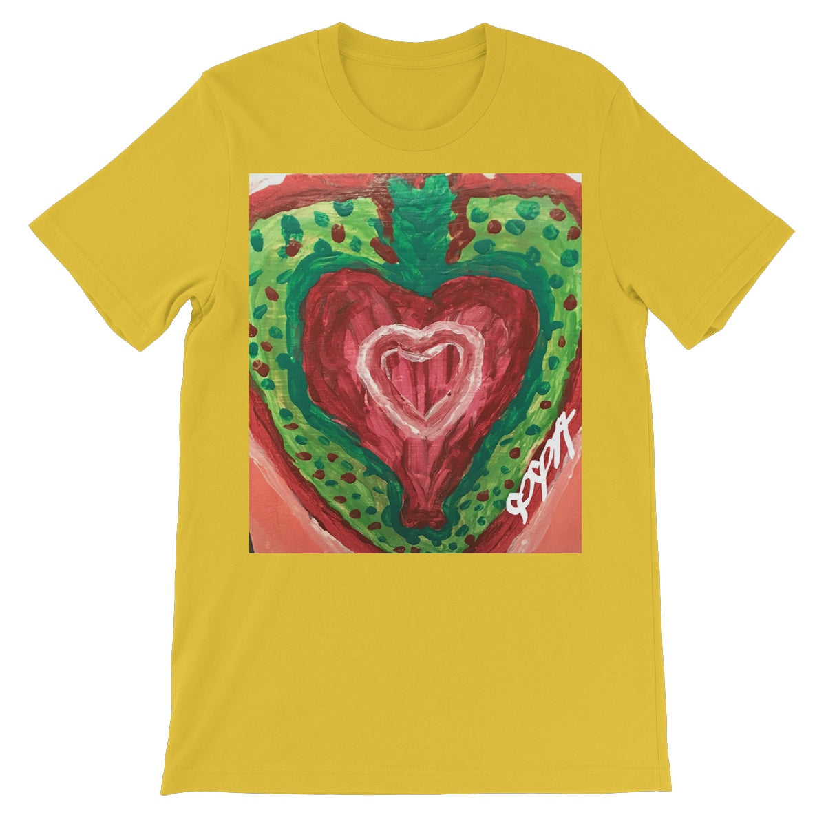 SACRED HEART OF THE SEED OF LIFE UNISEX SHORT SLEEVE T-SHIRT