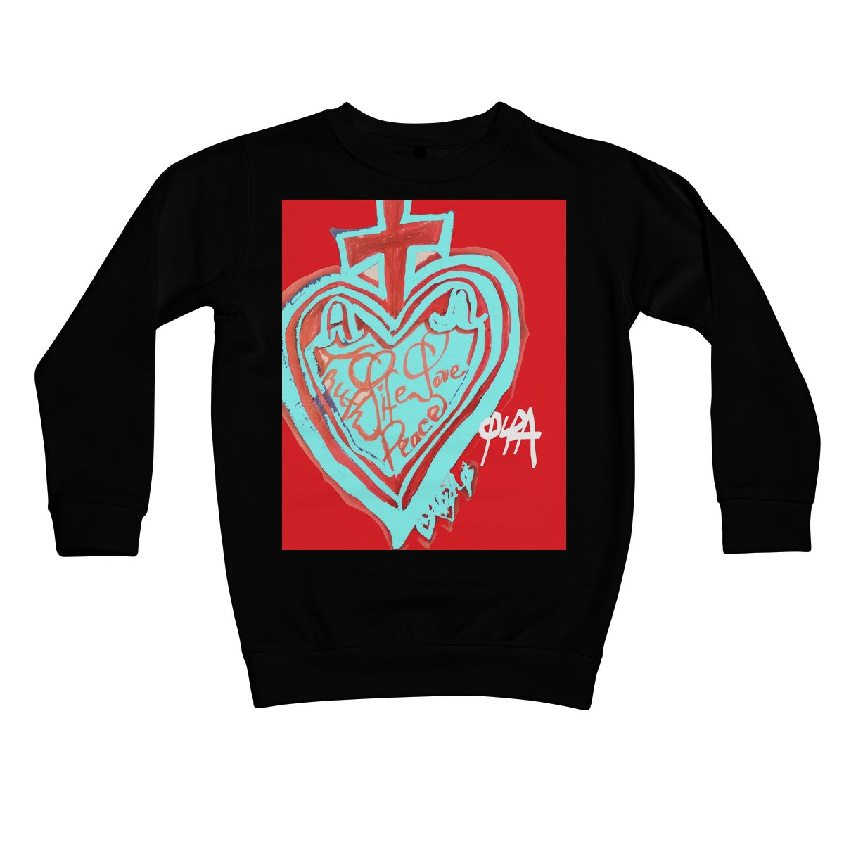 SACRED HEART OF HAPPINESS KIDS SWEATSHIRT