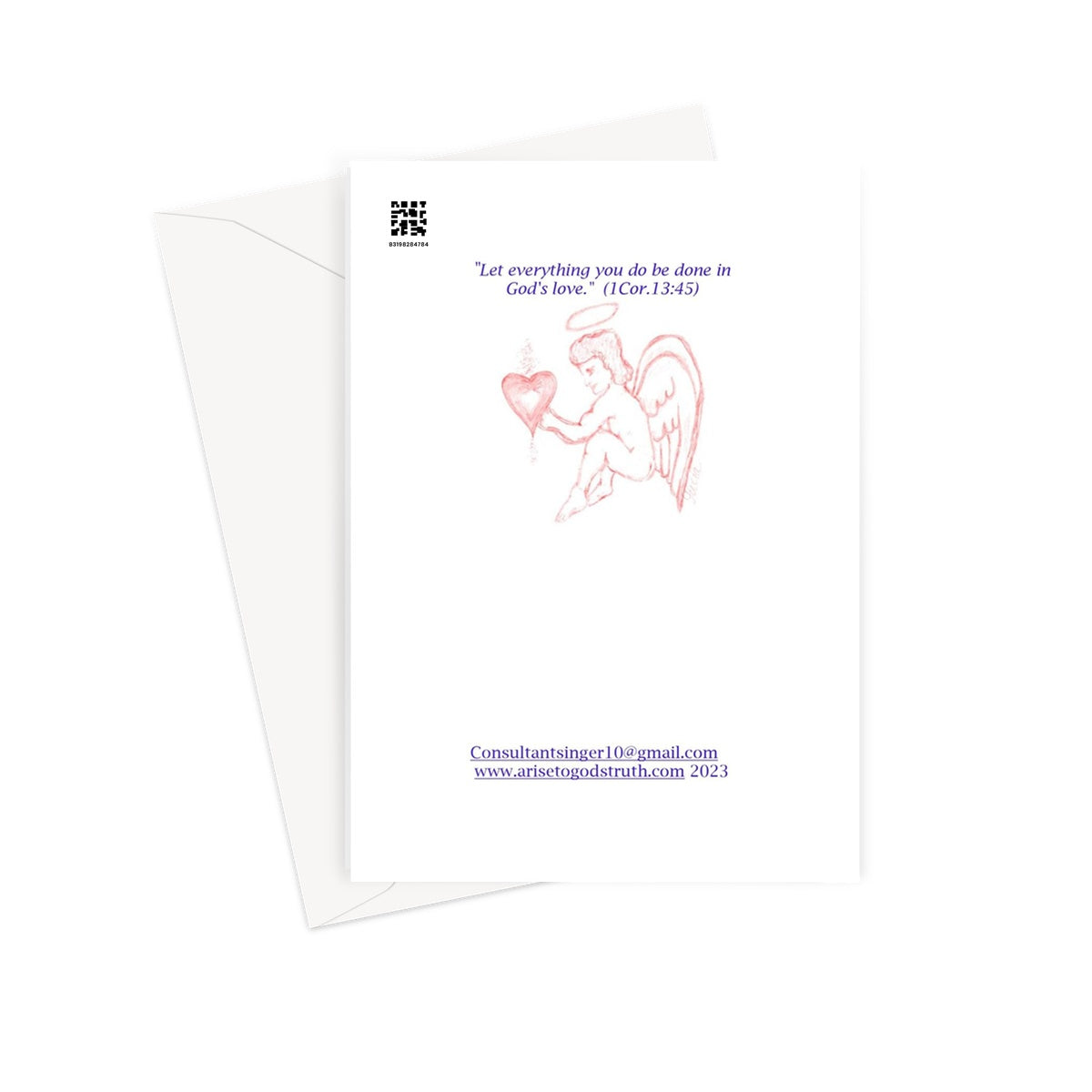 SACRED HEART ETERNAL LOVE GREETING CARD