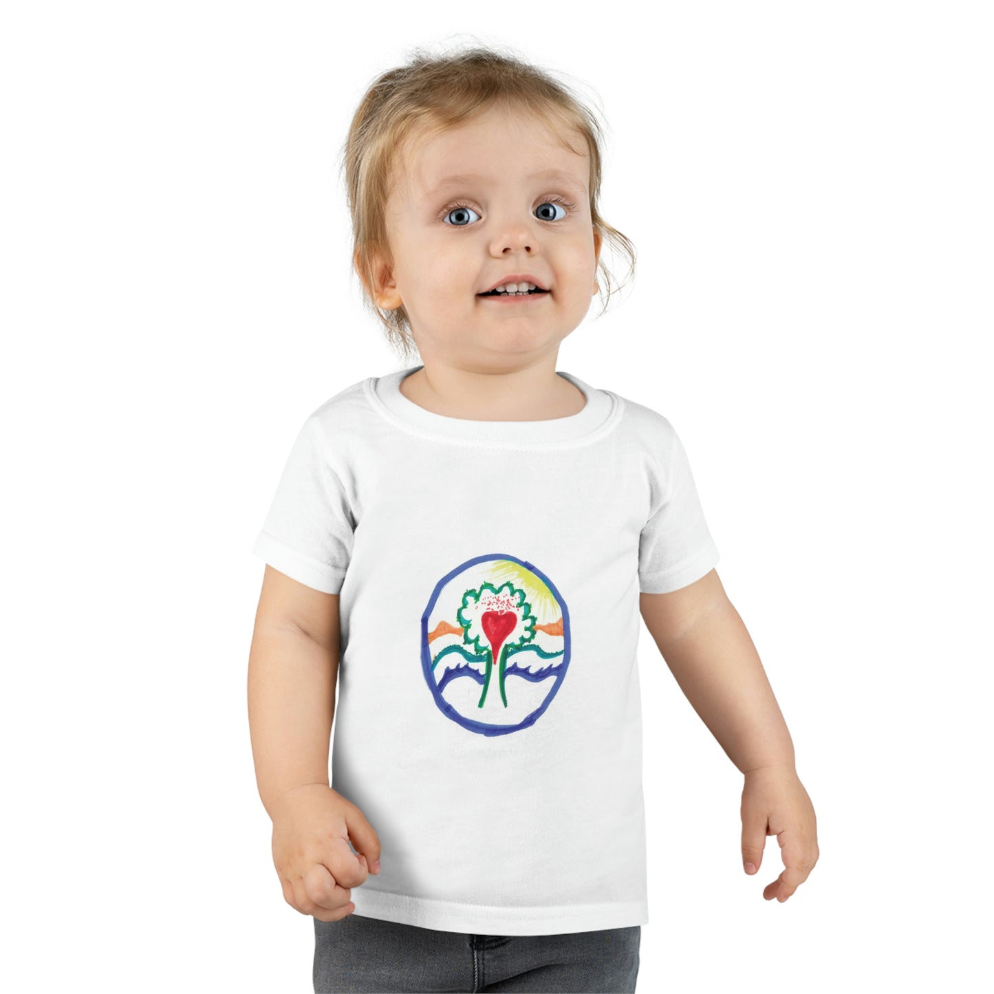 TODDLER T-SHIRT TREE OF LIFE SACRED HEART